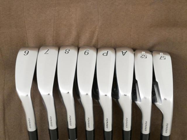 Iron set : PRGR : ชุดเหล็ก PRGR 05 Forged (รุ่นปี 2023) มีเหล็ก 6-Pw,Aw,52,57 (8 ชิ้น) ก้านกราไฟต์ Fujikura MCI Flex SR