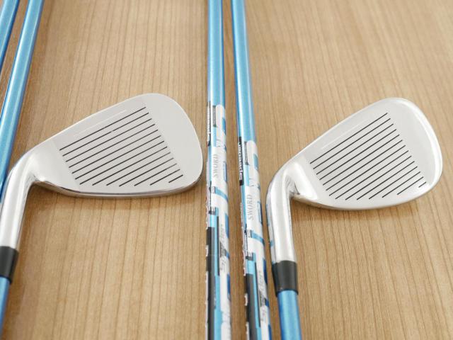 Iron set : Katana : ชุดเหล็ก Katana Sword GS-7 (หน้าเด้ง) มีเหล็ก 6-Pw,Aw,Sw (7 ชิ้น) ก้านกราไฟต์ Fujikura Speeder Five Flex R