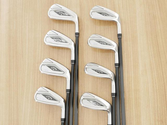 Iron set : Callaway : ชุดเหล็ก Callaway Paradym Ai Smoke Max Fast (ออกปี 2024 ตีง่ายมาก ไกล Japan Spec.) มีเหล็ก 6-Pw,Aw,Gw,Sw (8 ชิ้น) ก้านกราไฟต์ Fujikura TENSEI 40 Flex R