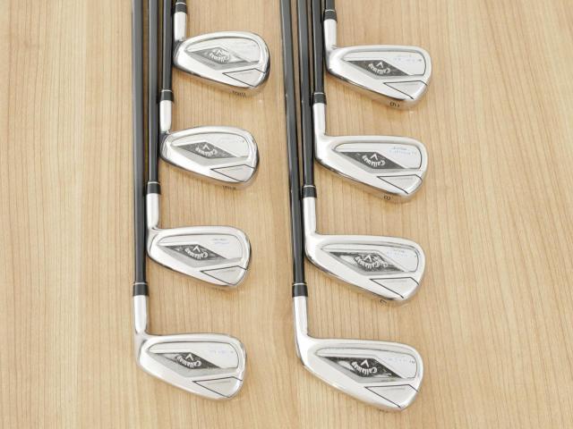 Iron set : Callaway : ชุดเหล็ก Callaway Paradym Ai Smoke Max Fast (ออกปี 2024 ตีง่ายมาก ไกล Japan Spec.) มีเหล็ก 6-Pw,Aw,Gw,Sw (8 ชิ้น) ก้านกราไฟต์ Fujikura TENSEI 40 Flex R