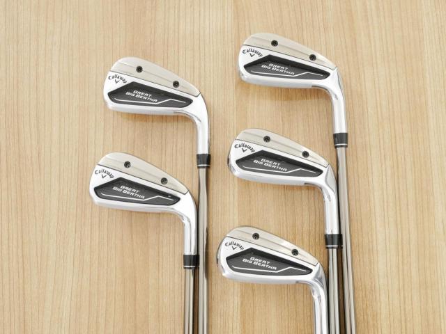 Iron set : Callaway : ชุดเหล็ก Callaway Great Big Bertha (ออกปี 2023 Japan Spec แพงสุด ตีง่ายสุด ไกล) มีเหล็ก 6-Pw (5 ชิ้น) ก้านกราไฟต์ Fujikura Speeder NX Flex R