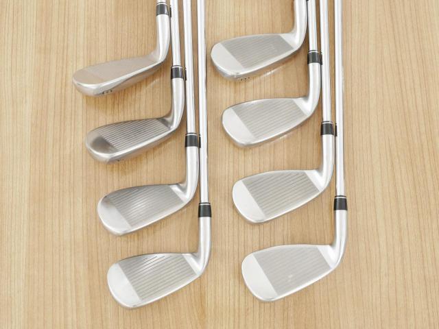 Iron set : PRGR : ชุดเหล็ก PRGR RS Red (รุ่นปี 2020 หน้าเด้ง ตีไกลมาก) มีเหล็ก 5-Pw,Aw,Sw (8 ชิ้น) ก้านเหล็ก NS Pro 75 Flex R