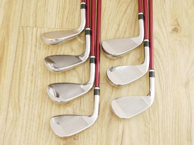 Iron set : Katana : ชุดเหล็ก Katana Voltio IV G Series I Silver (ปี 2017) มีเหล็ก 6-Pw,Aw,Sw (7 ชิ้น เหล็กยาวเป็นกระเทย) ก้านกราไฟต์ Fujikura Speeder 360 Flex R