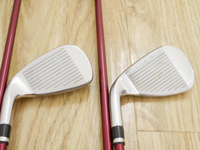 Iron set : Katana : ชุดเหล็ก Katana Voltio IV G Series I Silver (ปี 2017) มีเหล็ก 6-Pw,Aw,Sw (7 ชิ้น เหล็กยาวเป็นกระเทย) ก้านกราไฟต์ Fujikura Speeder 360 Flex R