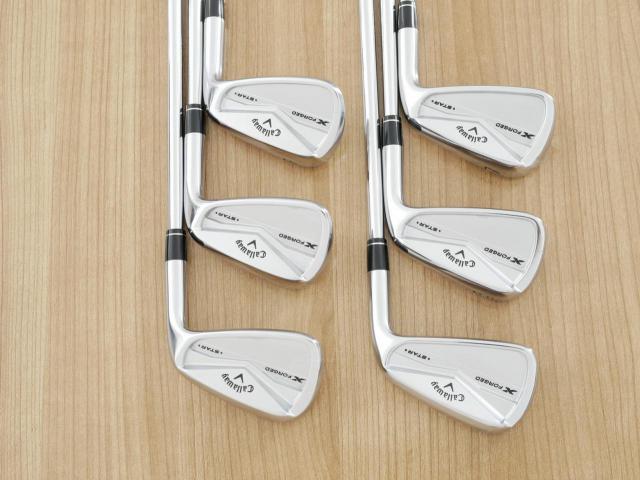Iron set : Callaway : ชุดเหล็ก Callaway X Forged Star (ออกปี 2024) มีเหล็ก 5-Pw (6 ชิ้น) ก้านเหล็ก NS Pro 950 NEO Flex S