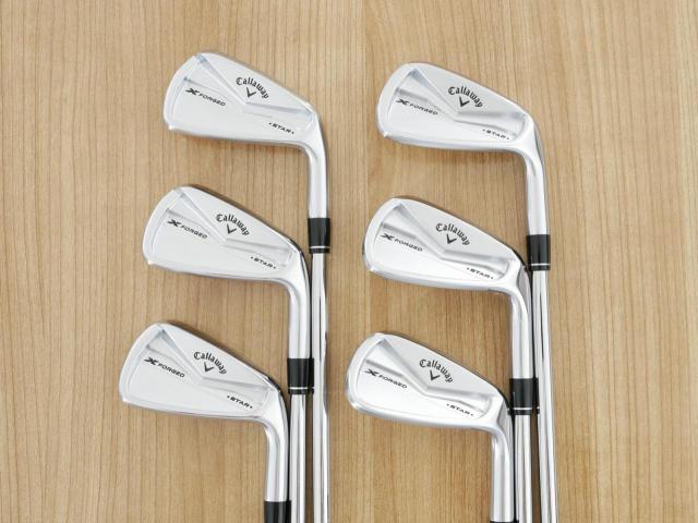 Iron set : Callaway : ชุดเหล็ก Callaway X Forged Star (ออกปี 2024) มีเหล็ก 5-Pw (6 ชิ้น) ก้านเหล็ก NS Pro 950 NEO Flex S