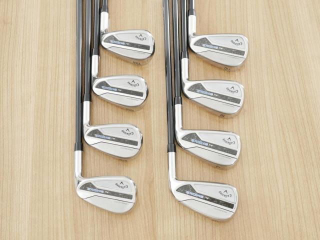 Iron set : Callaway : ชุดเหล็ก Callaway Paradym Ai Smoke (ออกปี 2024 ตีง่ายมาก ไกล Japan Spec.) มีเหล็ก 6-Pw,Aw,Gw,Sw (8 ชิ้น) ก้านกราไฟต์ Fujikura TENSEI 50 Flex R