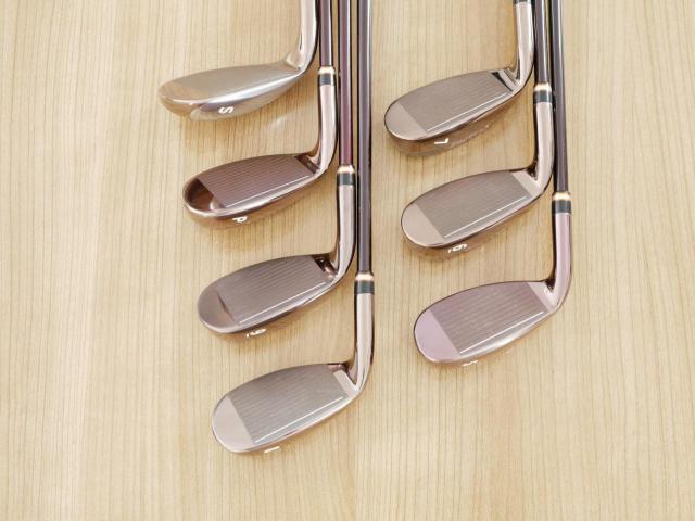 Lady club : All : ชุดเหล็กกระเทย Maruman Shuttle i3000x มีเหล็ก 5-Pw,Sw (7 ชิ้น) ก้านกราไฟต์ Flex L