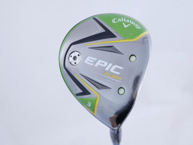 Fairway Wood : callaway : หัวไม้ 3 Callaway Epic Flash Star (รุ่นปี 2019) Loft 15 ก้าน Fujikura Speeder Evolution V FW 50 Flex S