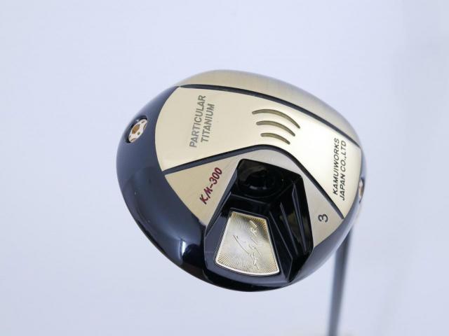 Fairway Wood : Kamui : หัวไม้ 3 Kamuiworks KM-300 (หน้าเด้ง มีสปริงข้างใน หายากมาก) Loft 15 ก้าน Fujikura Double Kick Flex R