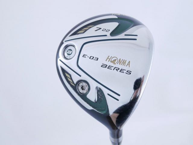 Fairway Wood : Honma : หัวไม้ 7 Honma Beres E-03 (ออกปี 2015 เหมาะกับซีเนียร์) Loft 22 ก้าน ARMRQ 8 (45) Flex R (2 ดาว)