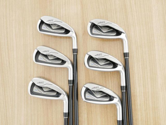 Iron set : Tsuruya : ชุดเหล็ก Tsuruya AXEL XP HM (หน้าเด้ง ตีไกลมากๆ) มีเหล็ก 5-Pw (6 ชิ้น) ก้านกราไฟต์ Flex R