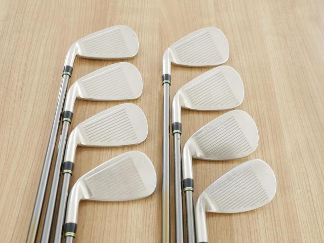 Iron set : Tourstage : ชุดเหล็ก Tourstage PHYZ Premium Model (รุ่นท๊อปสุด หายากสุด ตีง่าย ไกล เหมาะกับซีเนียร์) มีเหล็ก 5-Pw,Aw,Sw (8 ชิ้น) ก้านกราไฟต์ Flex R