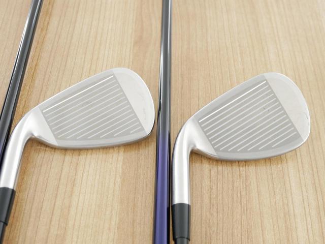 Iron set : Mizuno : ชุดเหล็ก Mizuno JPX EIII SV Titanium (ตัวท้อป ใบใหญ่ที่สุดของ Mizuno ตีง่ายมาก หน้าเด้ง ตีไกล) มีเหล็ก 6-Pw (5 ชิ้น) ก้านกราไฟต์ Flex R