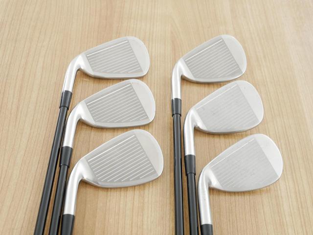 Iron set : Mizuno : ชุดเหล็ก Mizuno JPX EIII SV Titanium (ตัวท้อป ใบใหญ่ที่สุดของ Mizuno ตีง่ายมาก หน้าเด้ง ตีไกล) มีเหล็ก 6-Pw,Aw (6 ชิ้น) ก้านกราไฟต์ Flex R