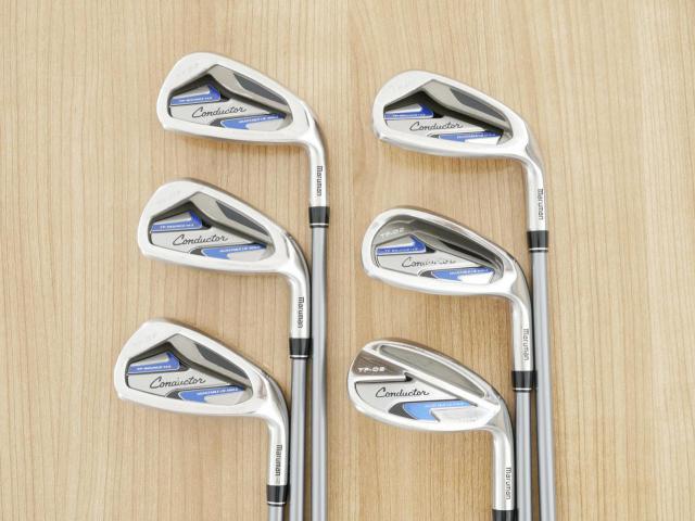 Iron set : Maruman : ชุดเหล็ก Maruman Conductor TF-02 มีเหล็ก 6-Pw,Aw (6 ชิ้น) ก้านกราไฟต์ Flex R