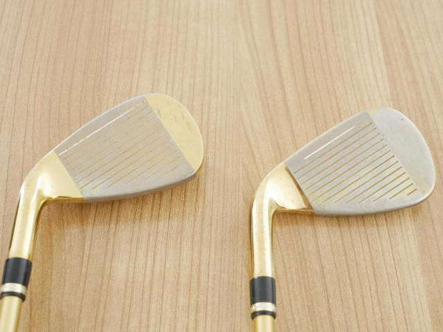 Iron set : Katana : ชุดเหล็ก Katana Voltio IV G Series I Gold (ออกปี 2016) มีเหล็ก 6-Pw,Aw,Sw (ครบเซ็ต 7 ชิ้น เหล็กยาวเป็นกระเทย) ก้านกราไฟต์ Tour AD 400 Flex R