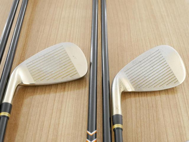 Iron set : Katana : ชุดเหล็กกระเทย Katana Izu Max Sniper มีเหล็ก 7-Pw,Aw,As,Sw (7 ชิ้น เบอร์ 7 ตีระยะเท่าเหล็ก 6 ปกติ) ก้านกราไฟต์ Flex R
