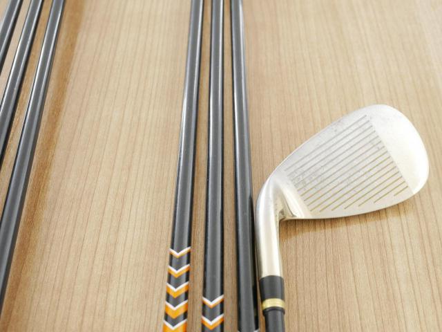 Iron set : Katana : ชุดเหล็กกระเทย Katana Izu Max Sniper มีเหล็ก 7-Pw,Aw,As,Sw (7 ชิ้น เบอร์ 7 ตีระยะเท่าเหล็ก 6 ปกติ) ก้านกราไฟต์ Flex R
