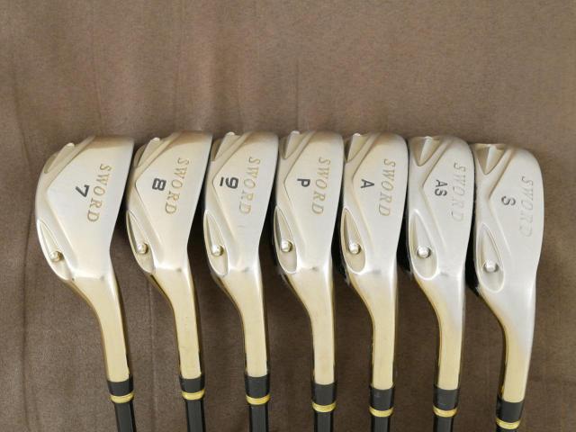 Iron set : Katana : ชุดเหล็กกระเทย Katana Izu Max Sniper มีเหล็ก 7-Pw,Aw,As,Sw (7 ชิ้น เบอร์ 7 ตีระยะเท่าเหล็ก 6 ปกติ) ก้านกราไฟต์ Flex R