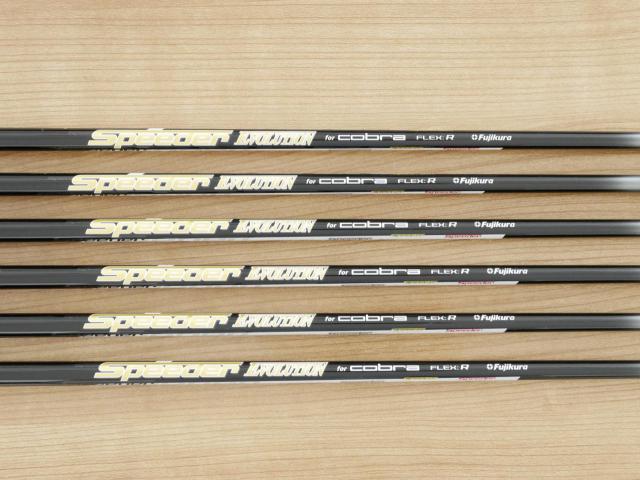 Iron set : Other Brand : ชุดเหล็ก Cobra King F9 One Length (ตวามยาวเท่ากันหมด) มีเหล็ก 5-Pw (6 ชิ้น) ก้านกราไฟต์ Fujikura Speeder Evolution Flex R