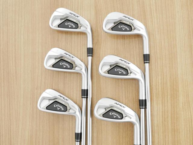 Iron set : Callaway : ชุดเหล็ก Callaway APEX DCB Forged (ปี 2022) มีเหล็ก 5-Pw (6 ชิ้น) ก้านเหล็ก NS Pro ZELOS 7 Flex S