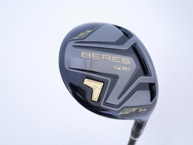 Fairway Wood : Honma : หัวไม้ 3 Honma Beres Black (รุ่นปี 2023) Loft 15 ก้าน Honma ARMRQ MX Flex R