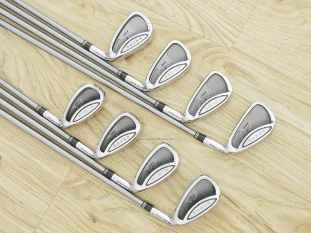 Iron set : Taylormade : ชุดเหล็ก Taylormade Rac CGB (ใบใหญ่ ตีง่าย) มีเหล็ก 5-Pw,Aw,Sw (8 ชิ้น) ก้านกราไฟต์ Flex R