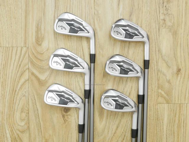 Iron set : Callaway : ชุดเหล็ก Callaway APEX Forged (ออกปี 2019) มีเหล็ก 5-Pw (6 ชิ้น) สุดยอดก้าน Fujikura Diamond Speeder 6 Flex S