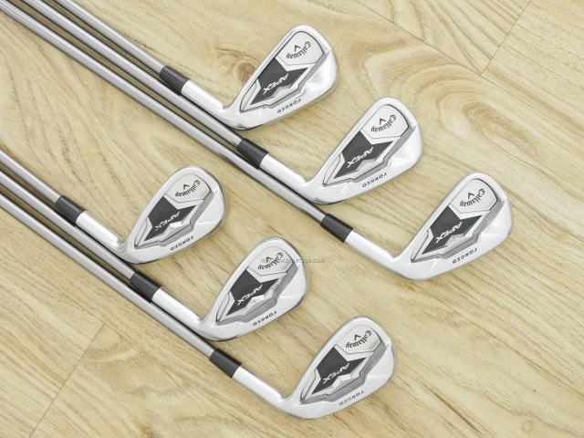 Iron set : Callaway : ชุดเหล็ก Callaway APEX Forged (ออกปี 2019) มีเหล็ก 5-Pw (6 ชิ้น) สุดยอดก้าน Fujikura Diamond Speeder 6 Flex S