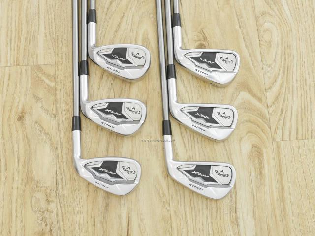 Iron set : Callaway : ชุดเหล็ก Callaway APEX Forged (ออกปี 2019) มีเหล็ก 5-Pw (6 ชิ้น) สุดยอดก้าน Fujikura Diamond Speeder 6 Flex S
