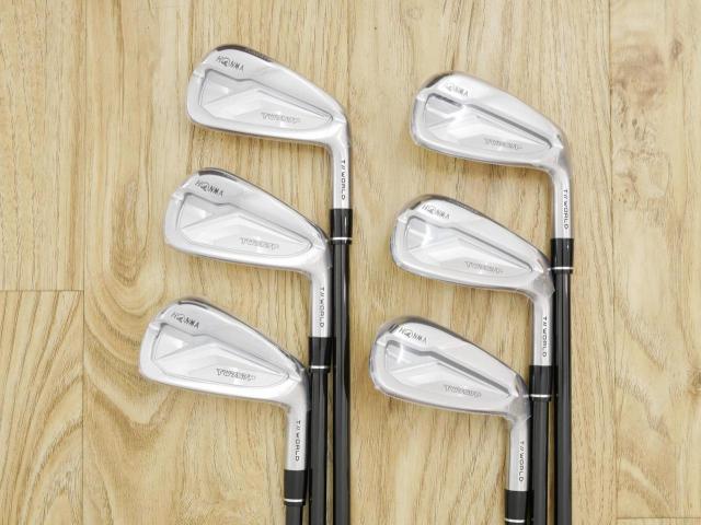 Iron set : Honma : **ของใหม่ ยังไม่แกะพลาสติก** ชุดเหล็ก Honma Tour World TW757P (ออกปี 2022) มีเหล็ก 5-Pw (6 ชิ้น) ก้านกราไฟต์ Honma Vizard 50 Flex R