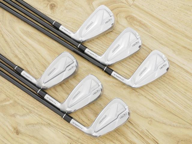 Iron set : Honma : **ของใหม่ ยังไม่แกะพลาสติก** ชุดเหล็ก Honma Tour World TW757P (ออกปี 2022) มีเหล็ก 5-Pw (6 ชิ้น) ก้านกราไฟต์ Honma Vizard 50 Flex R
