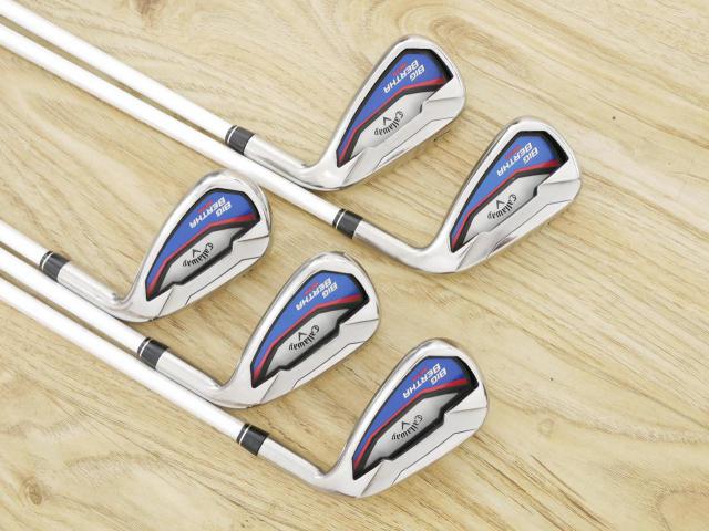 Iron set : Callaway : ชุดเหล็ก Callaway Big Bertha Beta (ใบใหญ่ ตีง่ายมาก) มีเหล็ก 6-Pw (5 ชิ้น) ก้านกราไฟต์ Fujikura Air Speeder Flex SR