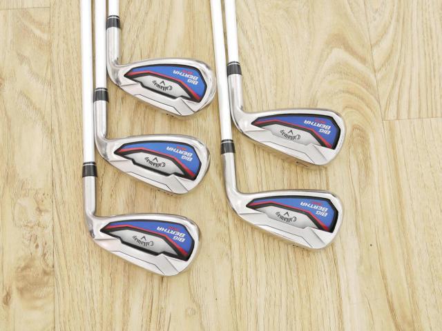 Iron set : Callaway : ชุดเหล็ก Callaway Big Bertha Beta (ใบใหญ่ ตีง่ายมาก) มีเหล็ก 6-Pw (5 ชิ้น) ก้านกราไฟต์ Fujikura Air Speeder Flex SR