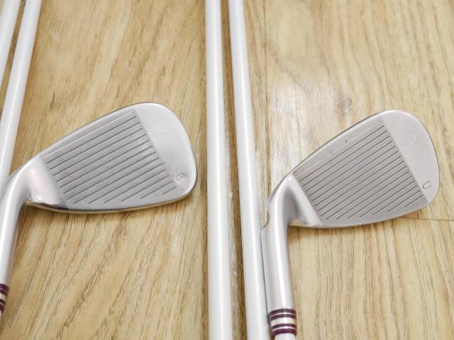 Lady club : All : ชุดเหล็ก Ping G Le2 (ปี 2021 Japan Spec. ใบใหญ่ ตีง่ายมาก) มีเหล็ก 6-Pw,Aw,Sw (7 ชิ้น) ก้านกราไฟต์ Ping ULT 240 Flex L