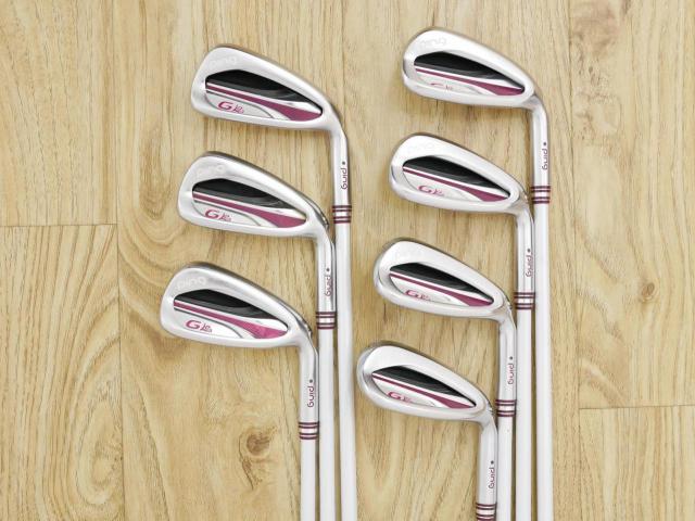 Lady club : All : ชุดเหล็ก Ping G Le2 (ปี 2021 Japan Spec. ใบใหญ่ ตีง่ายมาก) มีเหล็ก 6-Pw,Aw,Sw (7 ชิ้น) ก้านกราไฟต์ Ping ULT 240 Flex L