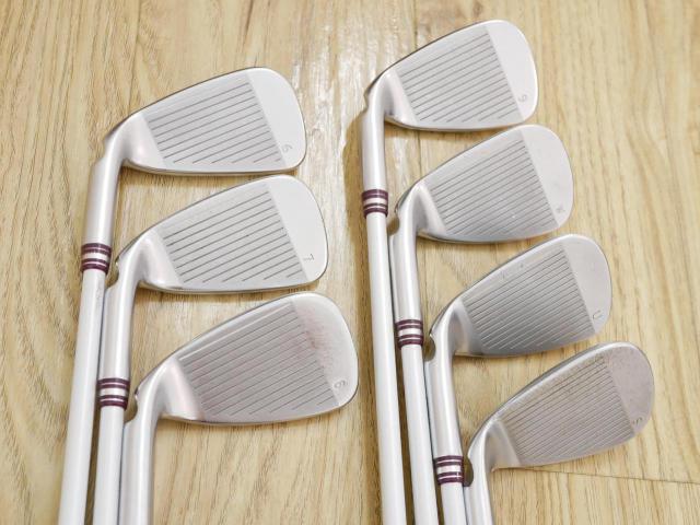 Lady club : All : ชุดเหล็ก Ping G Le2 (ปี 2021 Japan Spec. ใบใหญ่ ตีง่ายมาก) มีเหล็ก 6-Pw,Aw,Sw (7 ชิ้น) ก้านกราไฟต์ Ping ULT 240 Flex L