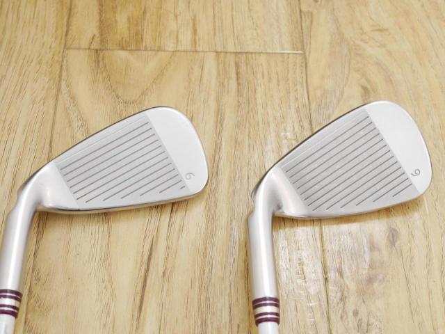 Lady club : All : ชุดเหล็ก Ping G Le2 (ปี 2021 Japan Spec. ใบใหญ่ ตีง่ายมาก) มีเหล็ก 6-Pw,Aw,Sw (7 ชิ้น) ก้านกราไฟต์ Ping ULT 240 Flex L