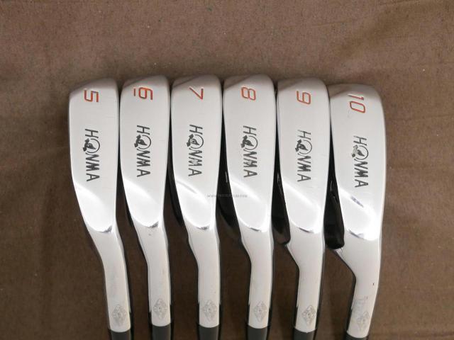 Iron set : Honma : ชุดเหล็ก Honma Beres MG802 (หน้าเด้ง) มีเหล็ก 5-10 (6 ชิ้น) ก้านเหล็ก NS Pro 950 Flex S