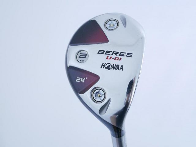 Fairway Wood : Honma : ไม้กระเทย Honma Beres U-01 Loft 24 ก้าน ARMRQ 6 (45) Flex R (2 ดาว)