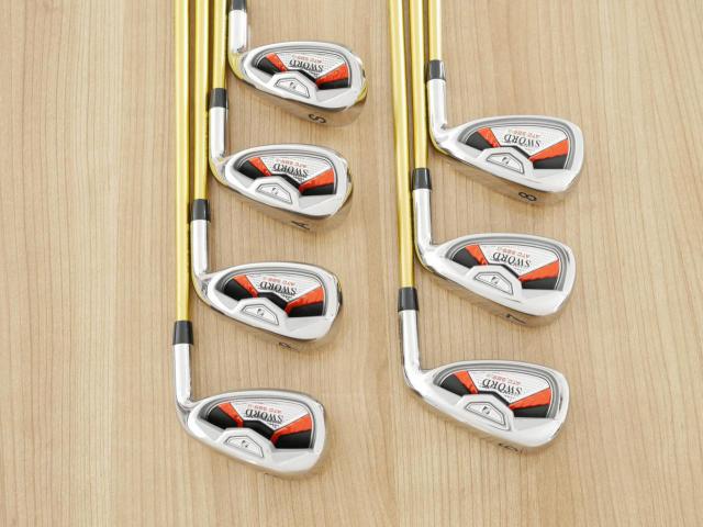 Iron set : Katana : ชุดเหล็ก Katana Sword ATC-589a (หน้าเด้ง) มีเหล็ก 6-Pw,Aw,Sw (7 ชิ้น) ก้านกราไฟต์ Fujikura Speeder 589 Flex SR