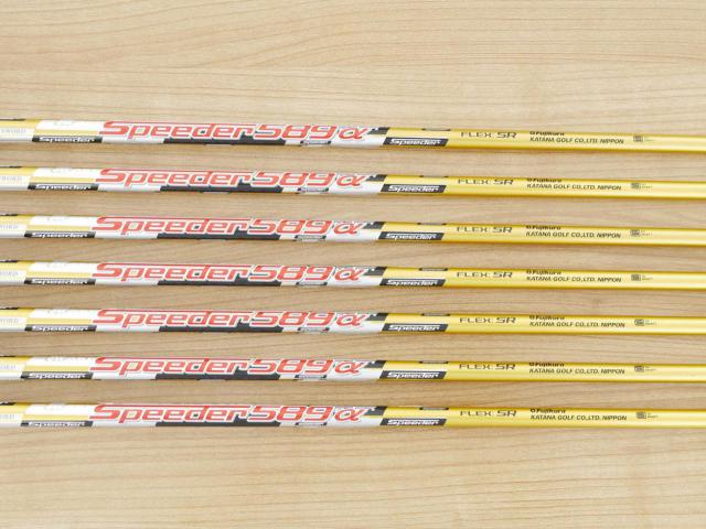 Iron set : Katana : ชุดเหล็ก Katana Sword ATC-589a (หน้าเด้ง) มีเหล็ก 6-Pw,Aw,Sw (7 ชิ้น) ก้านกราไฟต์ Fujikura Speeder 589 Flex SR