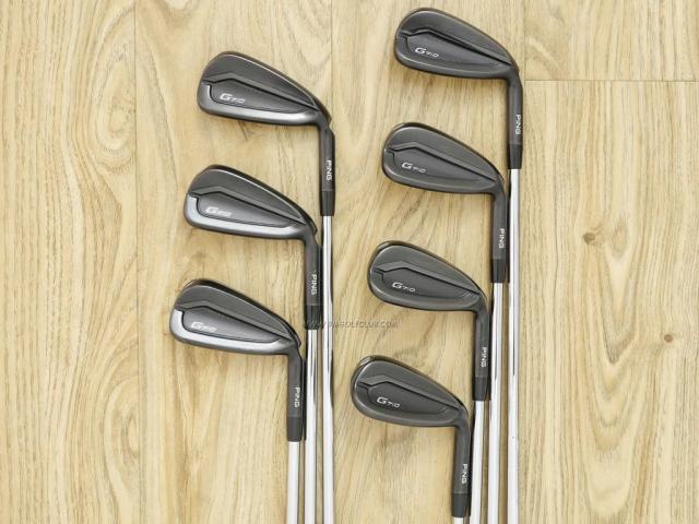 Iron set : Ping : ชุดเหล็ก Ping G710 (รุ่นล่าสุด ออกปี 2020 Japan Spec. ใบใหญ่ ง่ายที่สุด ไกลที่สุดของ Ping) มีเหล็ก 5-Pw,Aw (7 ชิ้น) ก้านเหล็ก NS Pro 950 NEO Flex R