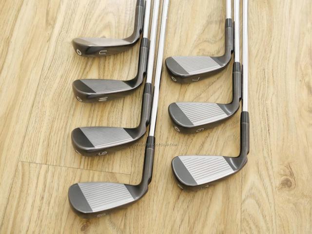 Iron set : Ping : ชุดเหล็ก Ping G710 (รุ่นล่าสุด ออกปี 2020 Japan Spec. ใบใหญ่ ง่ายที่สุด ไกลที่สุดของ Ping) มีเหล็ก 5-Pw,Aw (7 ชิ้น) ก้านเหล็ก NS Pro 950 NEO Flex R