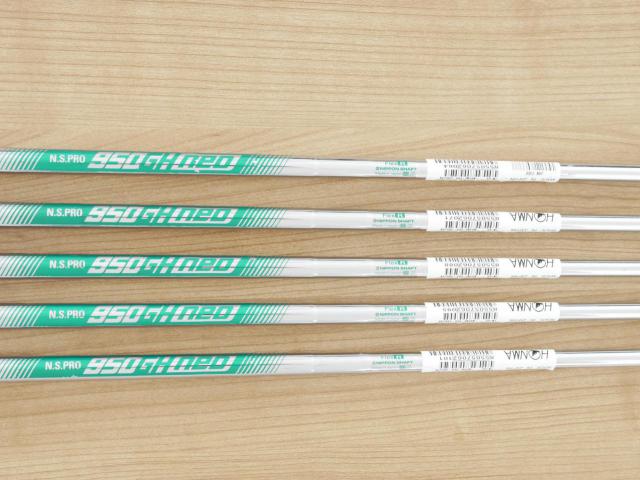 Iron set : Honma : **ของใหม่ ยังไม่แกะพลาสติก** ชุดเหล็ก Honma Tour World GS (ออกปี 2021 ใบใหญ่ ตีง่าย ไกล) มีเหล็ก 6-10 (5 ชิ้น) ก้านเหล็ก NS Pro 950 NEO Flex R