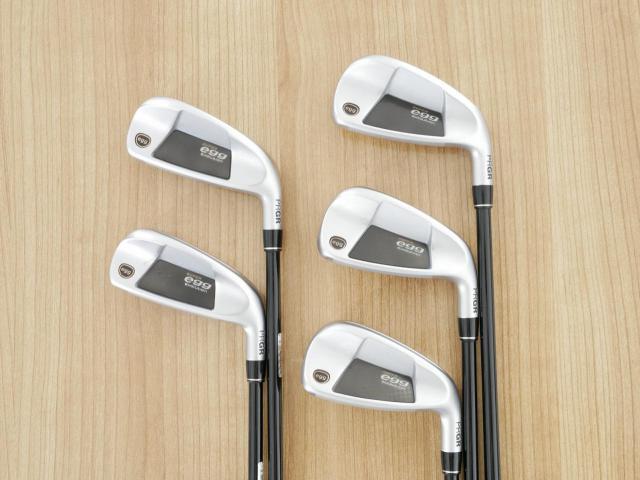 Iron set : PRGR : ชุดเหล็กกระเทย PRGR Super Egg Evolution (รุ่นล่าสุด ออกปี 2024 ตัวท๊อปสุด หน้าเด้งเกินกฏ ใช้แข่งไม่ได้ ตีไกลมากๆ) มีเหล็ก 6-Pw (5 ชิ้น) ก้านกราไฟต์ Flex R (M-37)