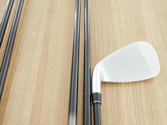 Iron set : PRGR : ชุดเหล็กกระเทย PRGR Super Egg Evolution (รุ่นล่าสุด ออกปี 2024 ตัวท๊อปสุด หน้าเด้งเกินกฏ ใช้แข่งไม่ได้ ตีไกลมากๆ) มีเหล็ก 6-Pw (5 ชิ้น) ก้านกราไฟต์ Flex R (M-37)