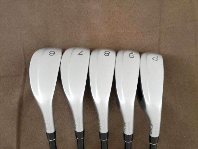 Iron set : PRGR : ชุดเหล็กกระเทย PRGR Super Egg Evolution (รุ่นล่าสุด ออกปี 2024 ตัวท๊อปสุด หน้าเด้งเกินกฏ ใช้แข่งไม่ได้ ตีไกลมากๆ) มีเหล็ก 6-Pw (5 ชิ้น) ก้านกราไฟต์ Flex R (M-37)