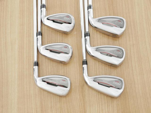 Iron set : PRGR : ชุดเหล็ก PRGR RS Red (รุ่นปี 2020 หน้าเด้ง ตีไกลมาก) มีเหล็ก 6-Pw,Aw (6 ชิ้น) ก้านเหล็ก NS Pro 80 Flex SR (M-40)